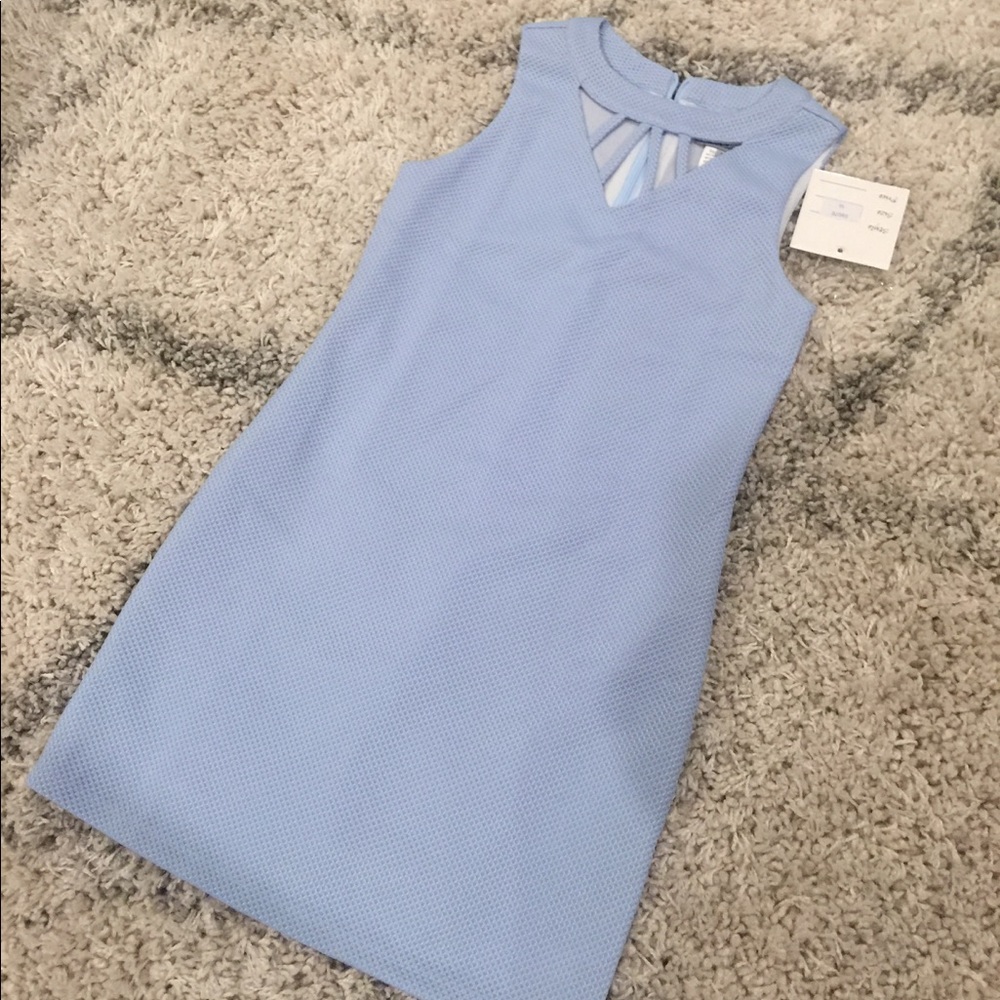 NWT Elisa B Girls Dress💙size 10! Pretty Sky Blue